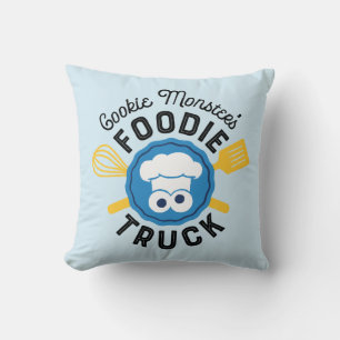 Cookie Monsters matlastbils logotyp Kudde