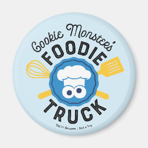 Cookie Monsters matlastbils logotyp Magnet