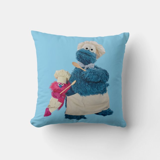 Cookie Monsters matlastbils partners Kudde (Framsida)