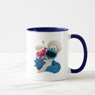 Cookie Monsters matlastbilvänner Mugg