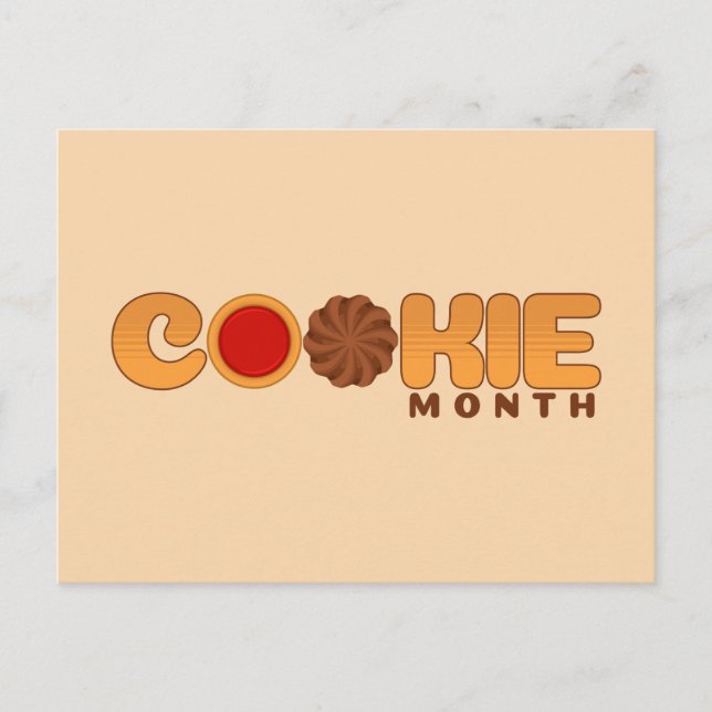 Cookie Month Vykort (Framsida)