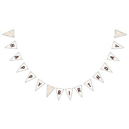 Cookie & Mouse Kids Party Bunting Flaggor