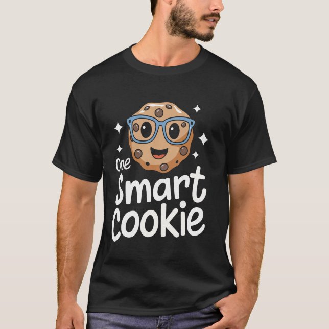 Cookie One Smart Cookie T Shirt (Framsida)