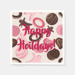 Cookie Party Roligt Glad helg! Pappersservett