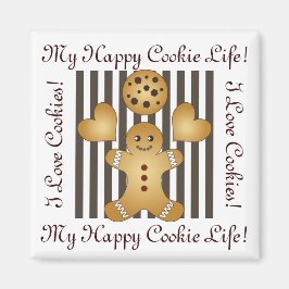 Cookie-Pepparkaksgubbe för personlig Cute Magnet