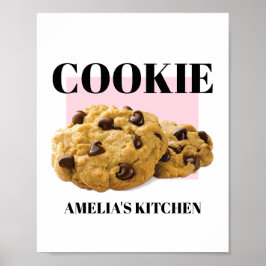 Cookie-Poster, köksmurgkonst, papperskonst Poster