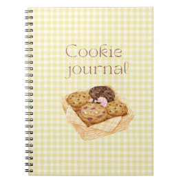 Cookie Recipe Notebook for Organizing Homemade Anteckningsbok