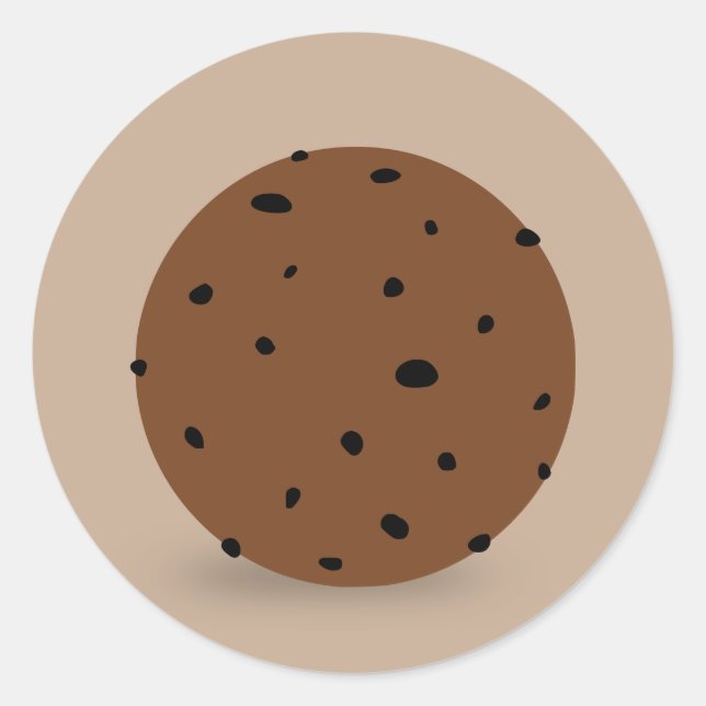 Cookie Runt Klistermärke (Framsida)