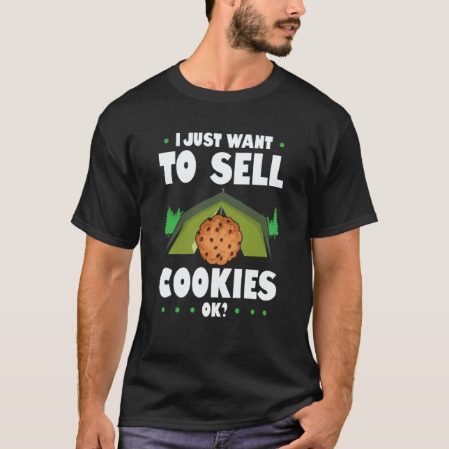 Cookie Scout For Cookie Dealer Cookie Seller Cooki T Shirt (Framsida)