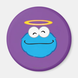 Cookie Smiling Ansikte med Halo Magnet