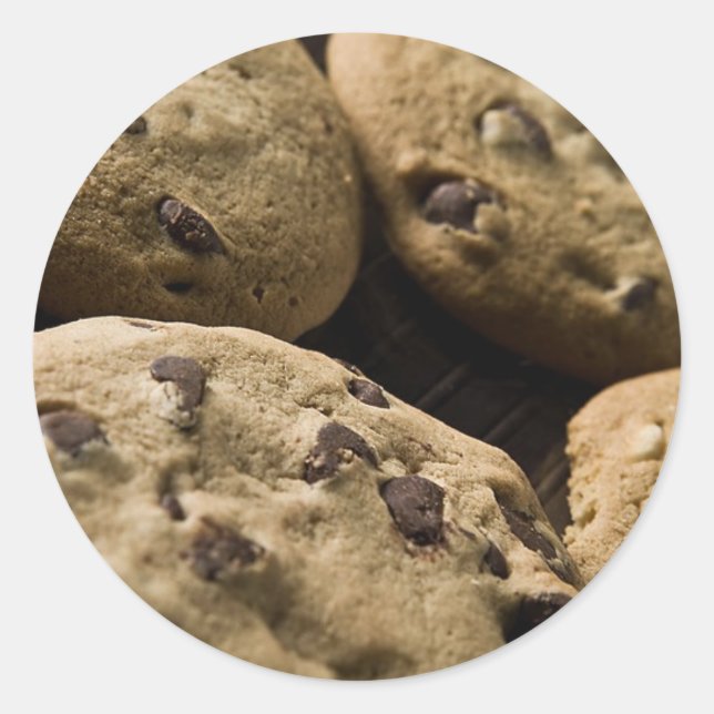 Cookie Stickers Runt Klistermärke (Framsida)