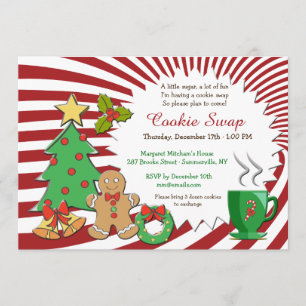 Cookie Swap-inbjudan Inbjudningar