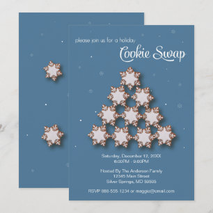 Cookie Swap-inbjudan Inbjudningar