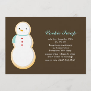 Cookie Swap-inbjudningar Inbjudningar
