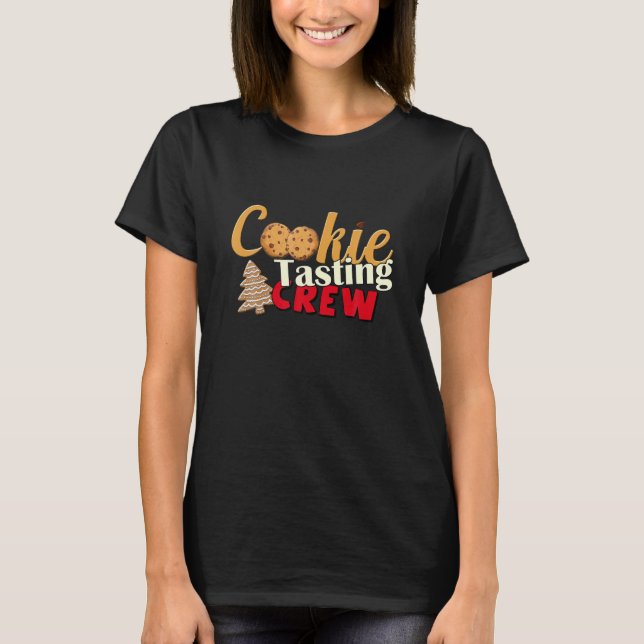 Cookie Taste Crew-julbrödder T Shirt (Framsida)