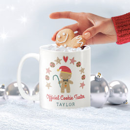 Cookie Taster för Officiell av helgdag Pepparkaksg Två-Tonad Mugg