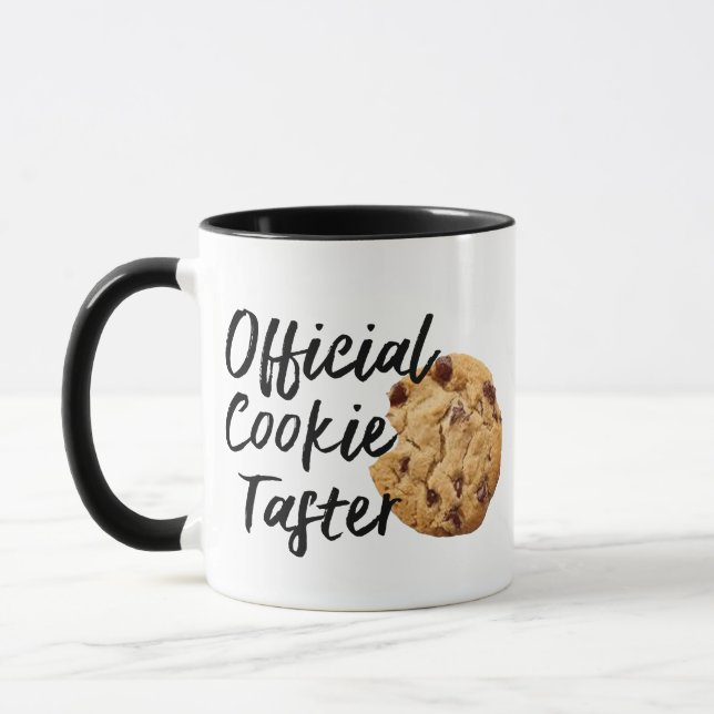 Cookie Taster jul Mugg - Quirky Helgdag Gift (Vänster)