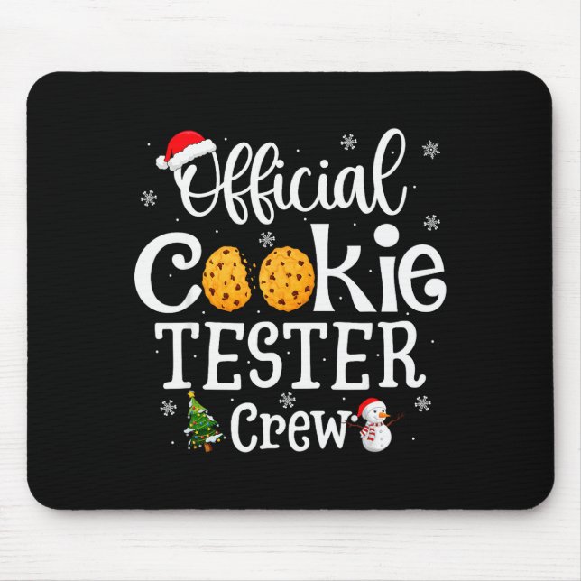 Cookie Tester Crew Family Baking Team Christmas  Musmatta (Framsidan)