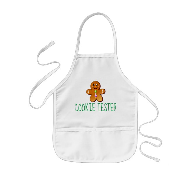 Cookie Tester Kids Apron Barnförkläde (Framsidan)