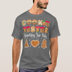Cookie Tester-rapportering för tjänstgöring under T Shirt