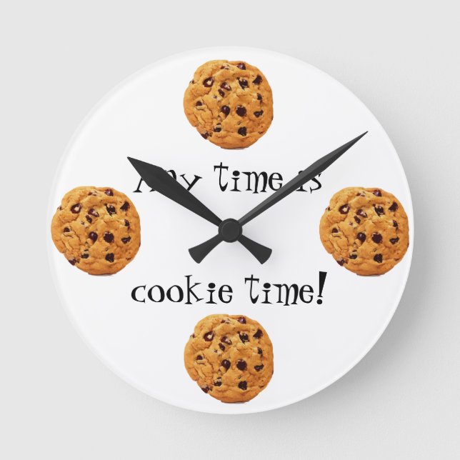 Cookie-tid Rund Klocka (Framsida)