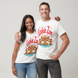 "Cookie Zen" och "Playful Gingerbröd" T Shirt