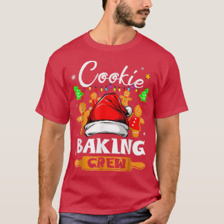 CookieBakingCrew Christmas Santa FamilyGingerbread T Shirt