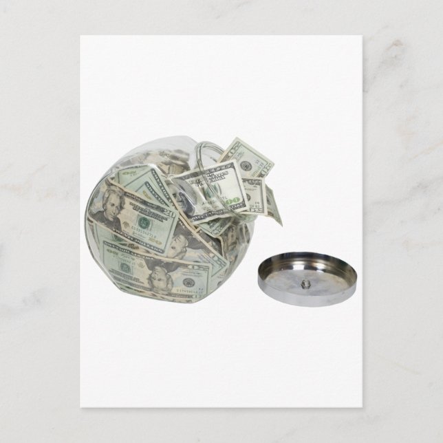 CookieJarMoney050110 Vykort (Framsida)