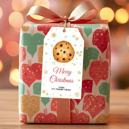 Cookiepresentkort | Julfest Tacksamhetsetikett Presentetikett