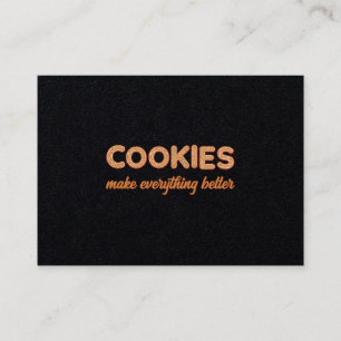 Cookies Allt bättre Visitkort