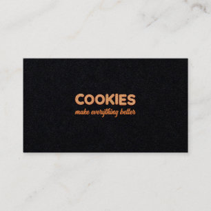 Cookies Allt bättre Visitkort