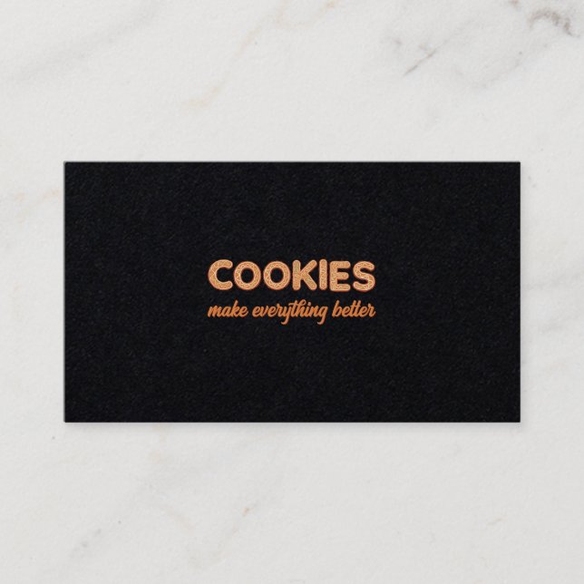 Cookies Allt bättre Visitkort (Framsida)