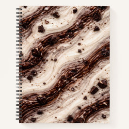 Cookies and Cream Milkshake Marble Texture Design