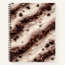 Cookies and Cream Milkshake Marmorstruktur Design