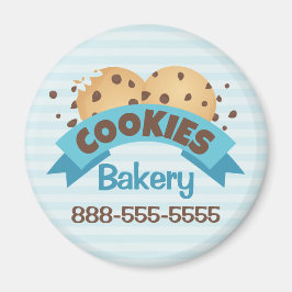 Cookies Bakery Circle Magnet