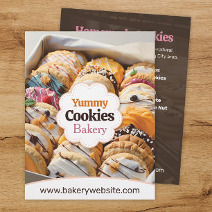 Cookies Bakery Flyer-mall Reklamblad