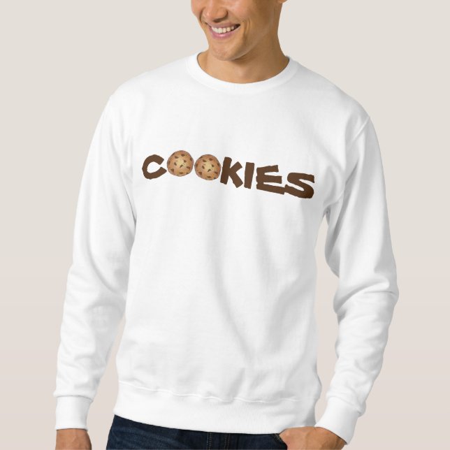 COOKIES Chocolate Chip Cookie Foodie Sweatshirt (Framsida)