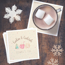 Cookies & Cocktails jul Cookie Exchange Pappersservett