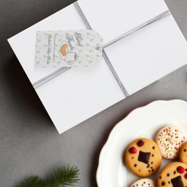 Cookies & Cocoa Baby Shower Presentetikett (Skapare uppladdad)