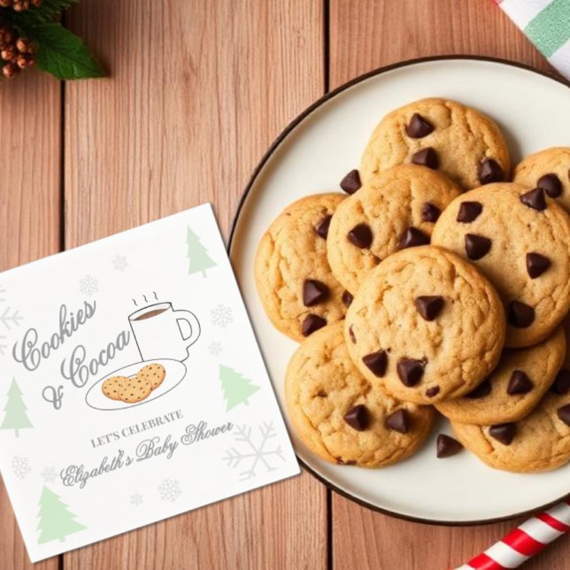 Cookies & Cocoa Barnkalas Pappersservett (Skapare uppladdad)