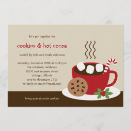 Cookies & Cocoa Helgdag/julfest Inbjudan