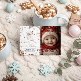 Cookies & Cocoa Photo Invite Inbjudningar