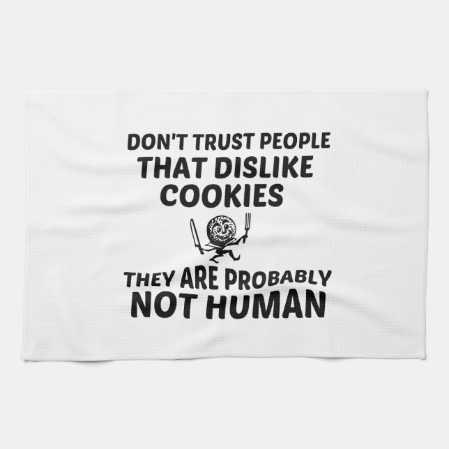 COOKIES DISLILE NOT HUMAN KÖKSHANDDUK (Horisontell)