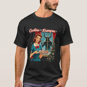 Cookies for Krampus Funny jul Julafton Krampus G T Shirt