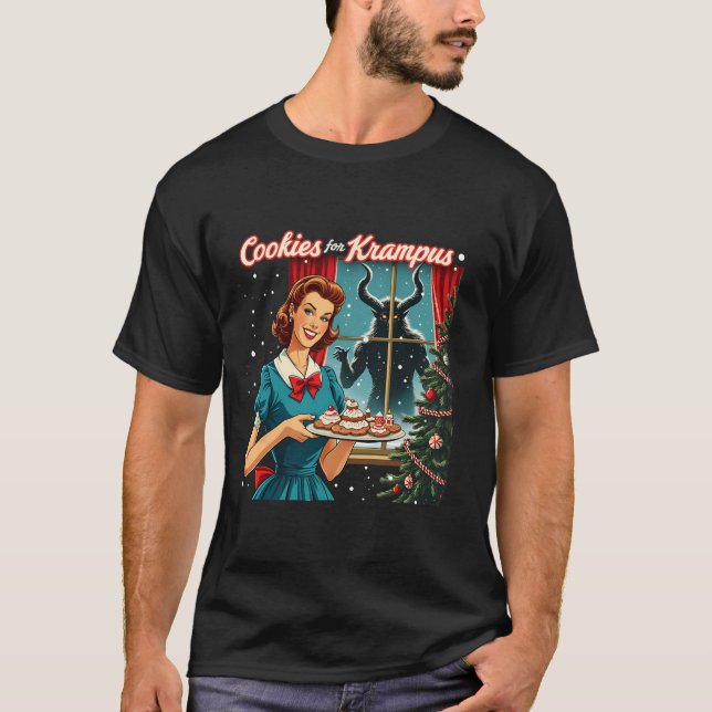 Cookies for Krampus Funny jul Julafton Krampus G T Shirt (Framsida)