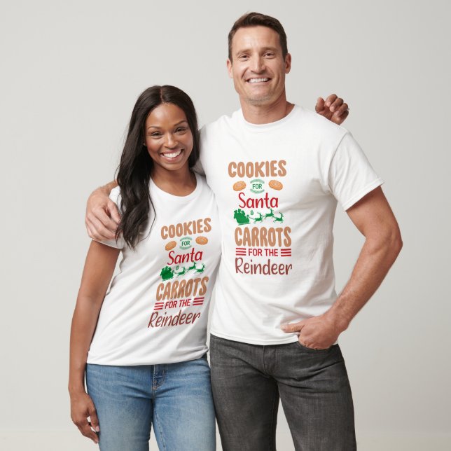 Cookies For Santa - Funny Christmas T Shirt (Unisex)
