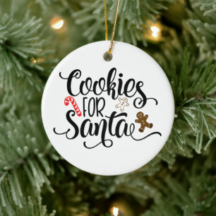 Cookies for Santa Roligt jul Ornament