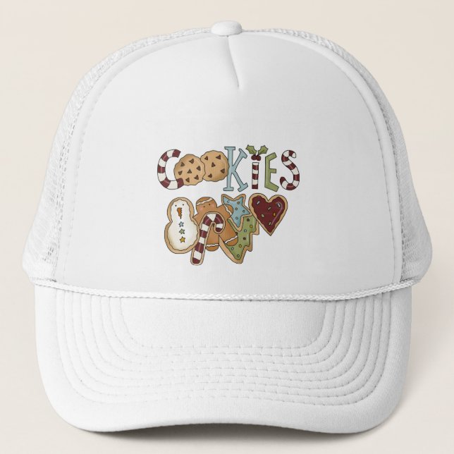 Cookies for Santa Tshirts and Gifts Keps (Framsida)