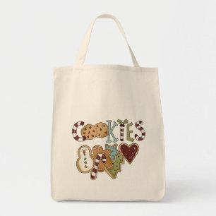 Cookies for Santa Tshirts and Gifts Tygkasse