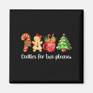 Cookies For Two Please,christmas Pregnancy Announc Magnet